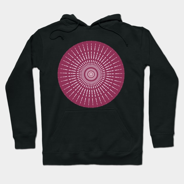 kaleidoscope View Hoodie by Art by Ergate